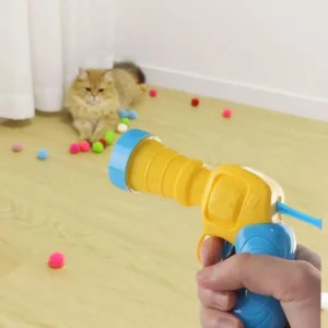 Interactive Dog and Cat Toy Launcher – Shooting Gun